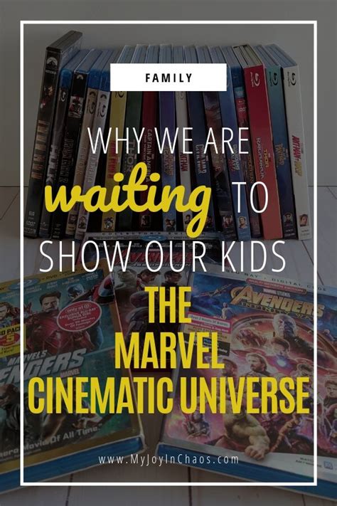 Why we are waiting to show our kids the Marvel movies | My Joy in Chaos