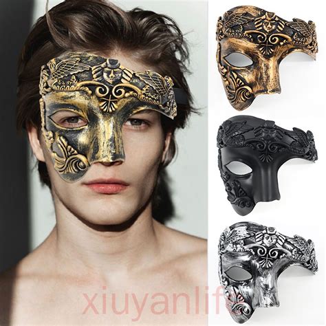 Halloween Cosplay Venice Egyptian Men Mask Ancient Greece Roman Carnival Masquerade Dance Roman ...