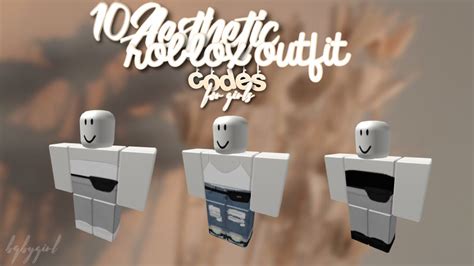 Aesthetic Roblox Outfit Codes : Today i will be showing you some roblox ...