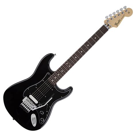 Fender Standard Strat HSS Electric Guitar Floyd Rose Black Gear4music