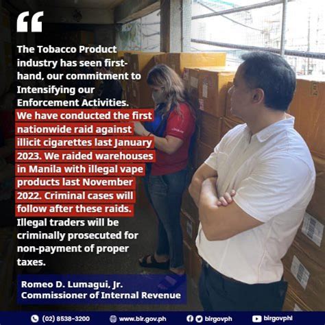 Birgovph On Twitter Commissioner Romeo Lumagui Jr Of The Bureau Of