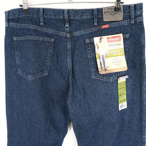 Wrangler Jeans Wrangler Five Star Regular Fit 42x3 Mens Jeans New Poshmark