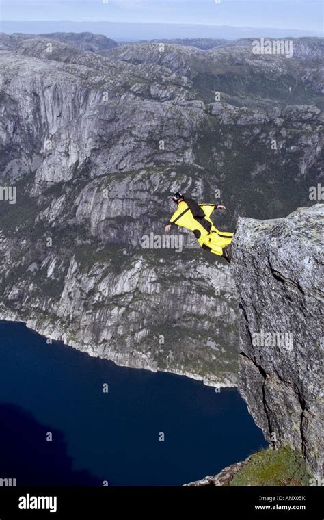 Skydiving From Kjaerag In Lysefjorden Starting At Metres Above The