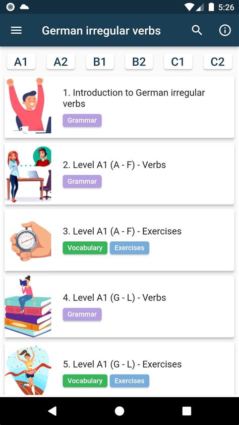 German Irregular Verbs Apk For Android Download