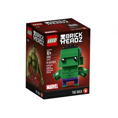 Figura Armable BrickHeadz Marvel Lego The Hulk