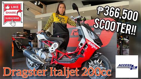 The Italjet Dragster Cc Limited Edition Sport Scooter Youtube