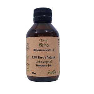 Óleo Vegetal de Rícino Mamona 100 Puro e Natural 100ml