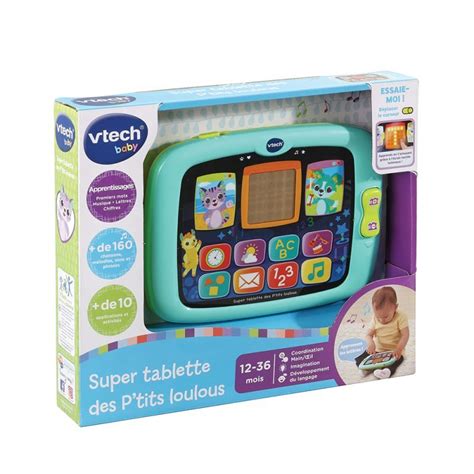 Super Tablette Des P Tits Loulous Vtech Petit Ange Ennasr
