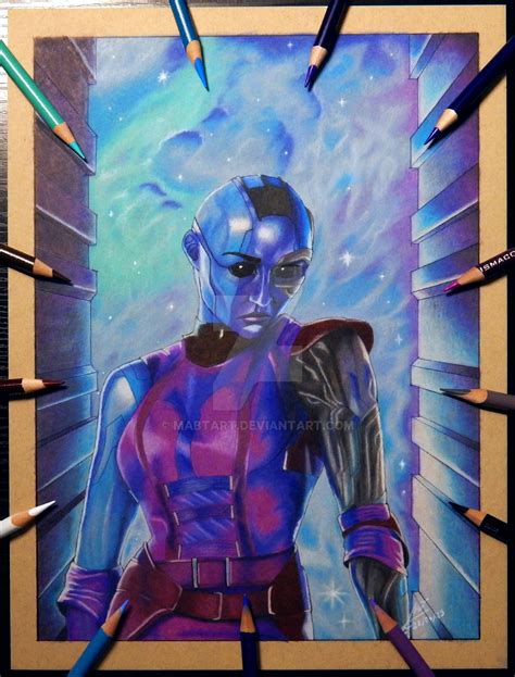 Fanart Nebula Guardians Of The Galaxy Mcu By Mabtart On Deviantart