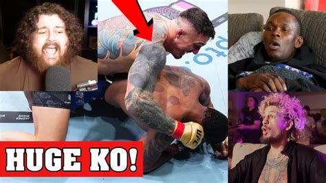 Mma World Reacts To Tom Aspinall Knocking Out Curtis Blaydes In Round