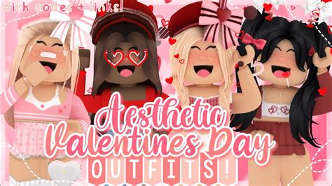 10 Aesthetic Valentines Day Outfits With Codes Links 💘