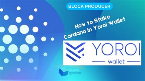 How To Stake Cardano In Yoroi Yoroi Wallet Tutorial YouTube