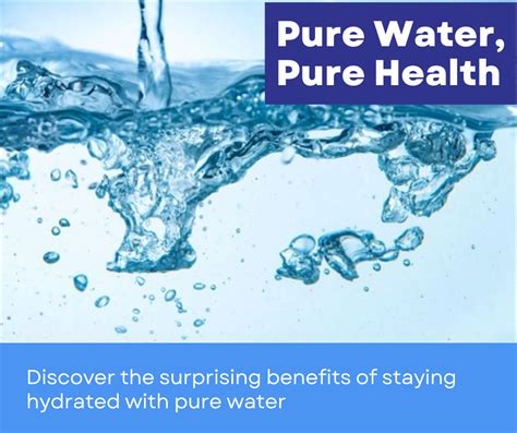 Pure Water Pure Health The Benefits You Didnt Know Nispira