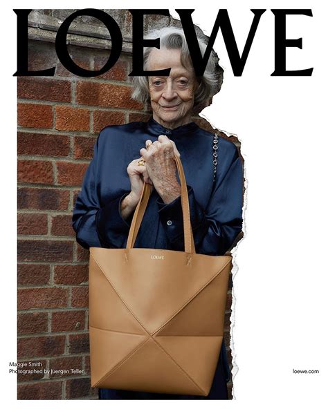 Maggie Smith Loewe Campaign Grazia