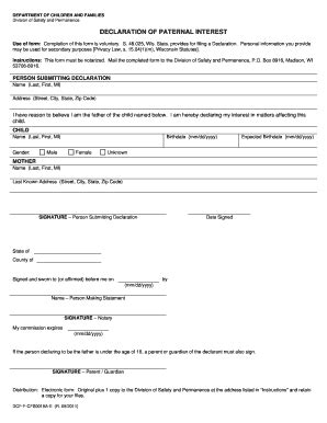 Fillable Online Dcf Wisconsin Dcf F Cfs0019a E Form Fax Email Print