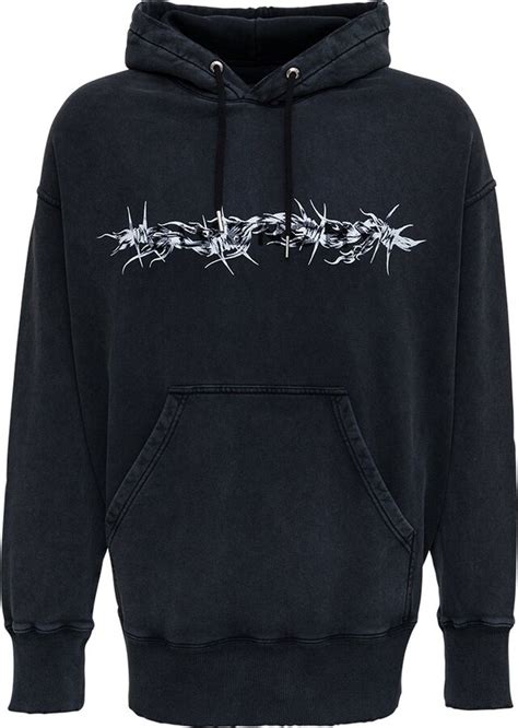 Givenchy Barbed Wire Oversized Hoodie Shopstyle