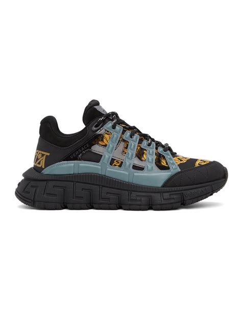 VERSACE Black Trigreca Sneakers · VERGLE