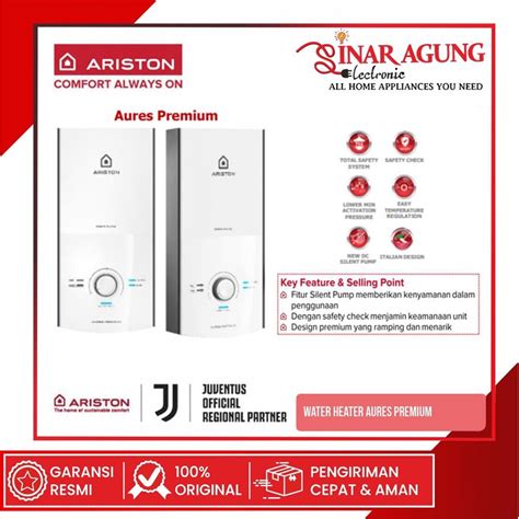 Jual COD WATER HEATER ARISTON INSTANT AURES PREMIUM TANPA TANGKI