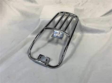 Harley Davidson Chrome Luggage Rack From A Softail Deluxe Flstn