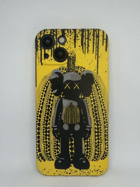 Светящийся силиконовый чехол Luxo Kaws с флуоресцентным рисунком для ...