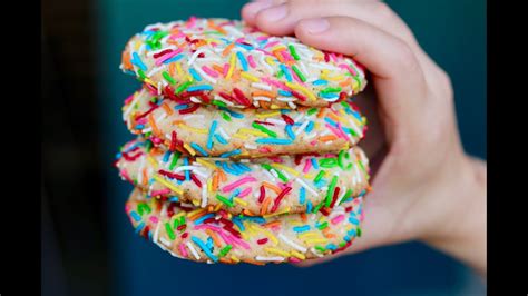 Receta De Galletas Con Chispas De Colores Galletas Confeti