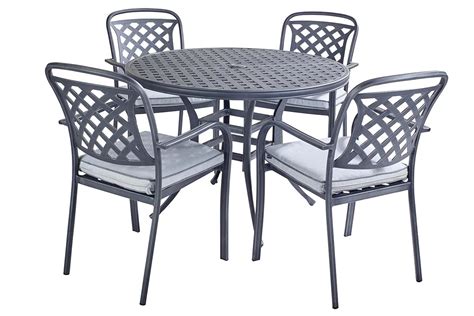 Berkeley Seat Round Dining Set Berkeley Cast Aluminium Garden