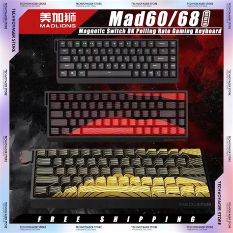 Madlions Mad He Mechanical Keyboards K Polling Rate Hot Swap