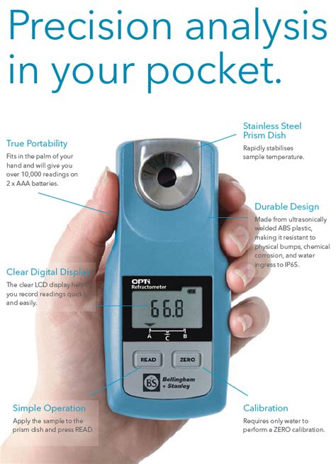 Bellingham Stanley Opti Digital Handheld Refractometer Accel Analytics