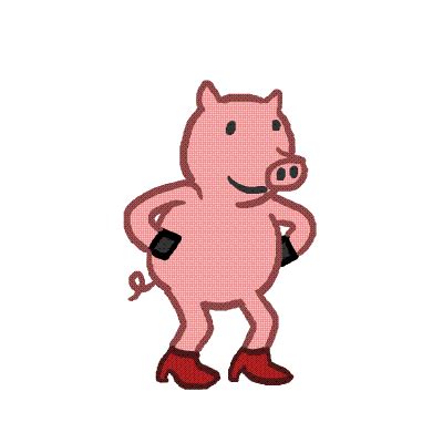 Dancing Pig Emoji