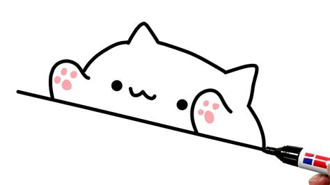How To Draw Bongo Cat Youtube
