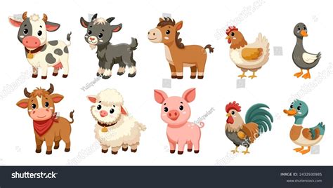 Farm Animals Cartoon Photos, Images & Pictures | Shutterstock