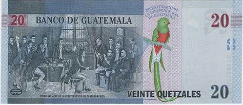 Guatemala 20 Quetzales 2021 WorldNumis