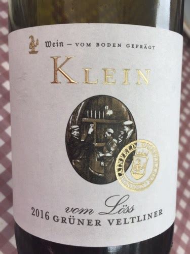 Gerhard Klein Vom Löss Grüner Veltliner Vivino US