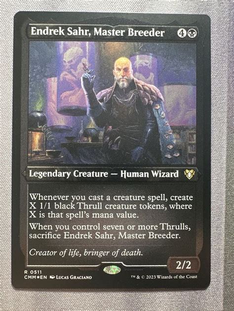 Endrek Sahr Master Breeder Etched Foil 0511 Commander Mast Kaufen