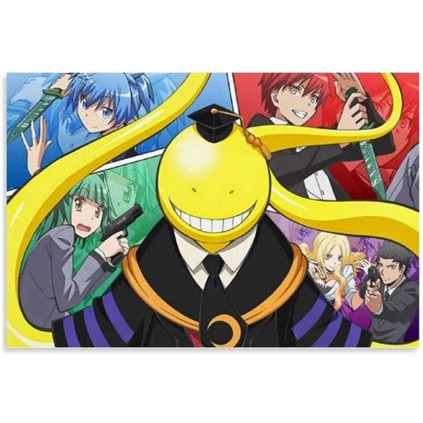 Assassination Classroom Poster Anime Shiota Nagisa Et Korosensei