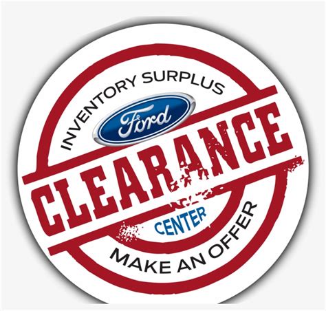 Ford Clearance Center Circle Png Image Transparent Png Free