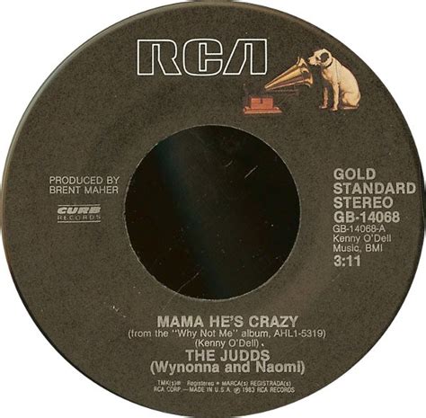 The Judds (Wynonna And Naomi)* - Mama He's Crazy (1985, Vinyl) | Discogs