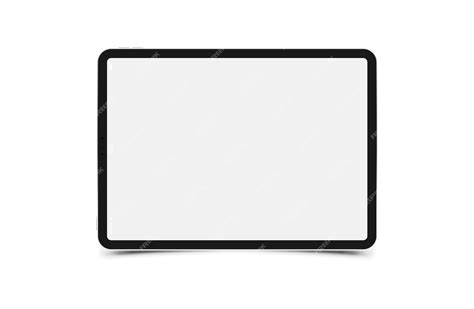 Premium Vector Mock Up Realistic Black Tablet