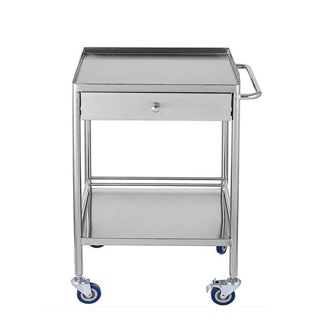 Buy Dyrabrest Layer Stainless Steel Utility Cart With Wheels