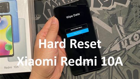 How To Hard Reset Xiaomi Redmi 10A YouTube