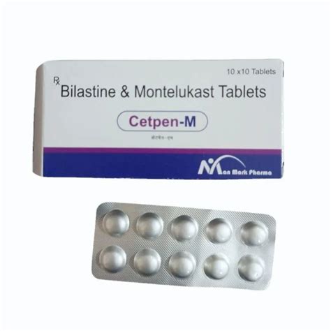 Cetpen M Bilastine Montelukast Tablets At Rs 1400 Box Pharmaceutical