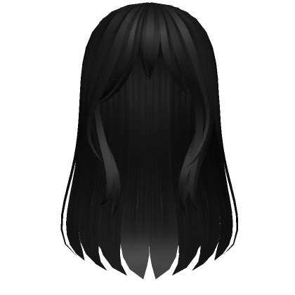 Longs Cheveux D Anime Noirs Roblox