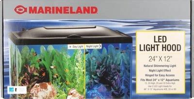 MARINELAND LED Fish Aquarium Light Hood 24 In Chewy