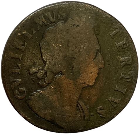 1 Half Penny Choice Of Year From 1695 1701 William Iii Great