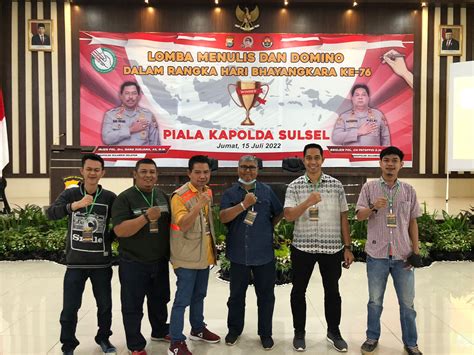 Hari Bhayangkara Ke 76 Pordi Makassar Gelar Lomba Domino Dan Menulis