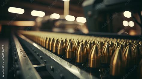 Bullet shells of different sizes for military ammunition production and ...