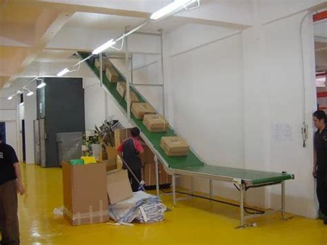 aluminium vertical conveyors box loading conveyor  industrial