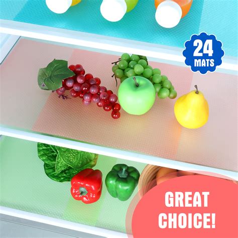 8pcs Refrigerator Liners Mats 12 X 177 Fridge Shelf Liner Washable Waterproof