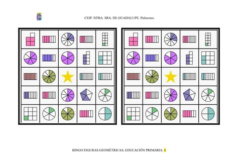 Calam O Bingo Figuras Geom Tricas