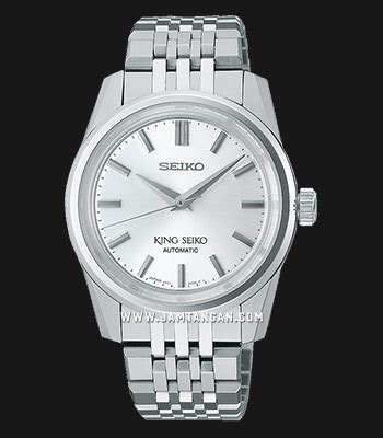 Seiko King Seiko SPB279J1 KSK Silver Sunray Dial Stainless Steel Strap